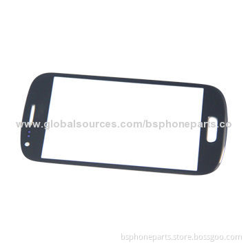 Front glass for iPhone i9300, blue high quality panel touch screen